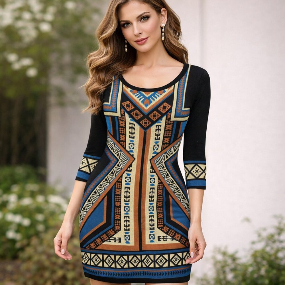 Flying Tomato Aztec Dress Medium